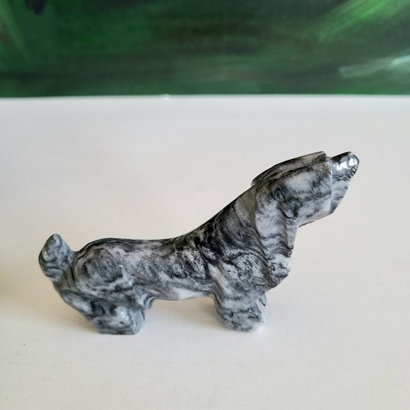 Granit stone dog figurine. - Picture 4 of 6